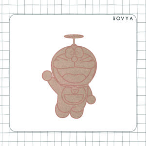 DORAEMON MDF DIY Cutout - Pine MDF | Perfect for Crafts & Wall Art  3