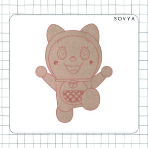 DORAEME MDF DIY Cutout - Pine MDF | Perfect for Crafts & Wall Art  2